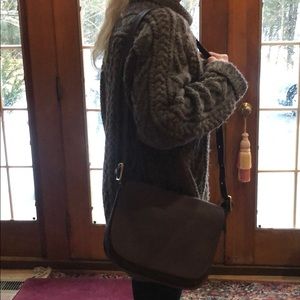 Brown Coach Messenger Bag
